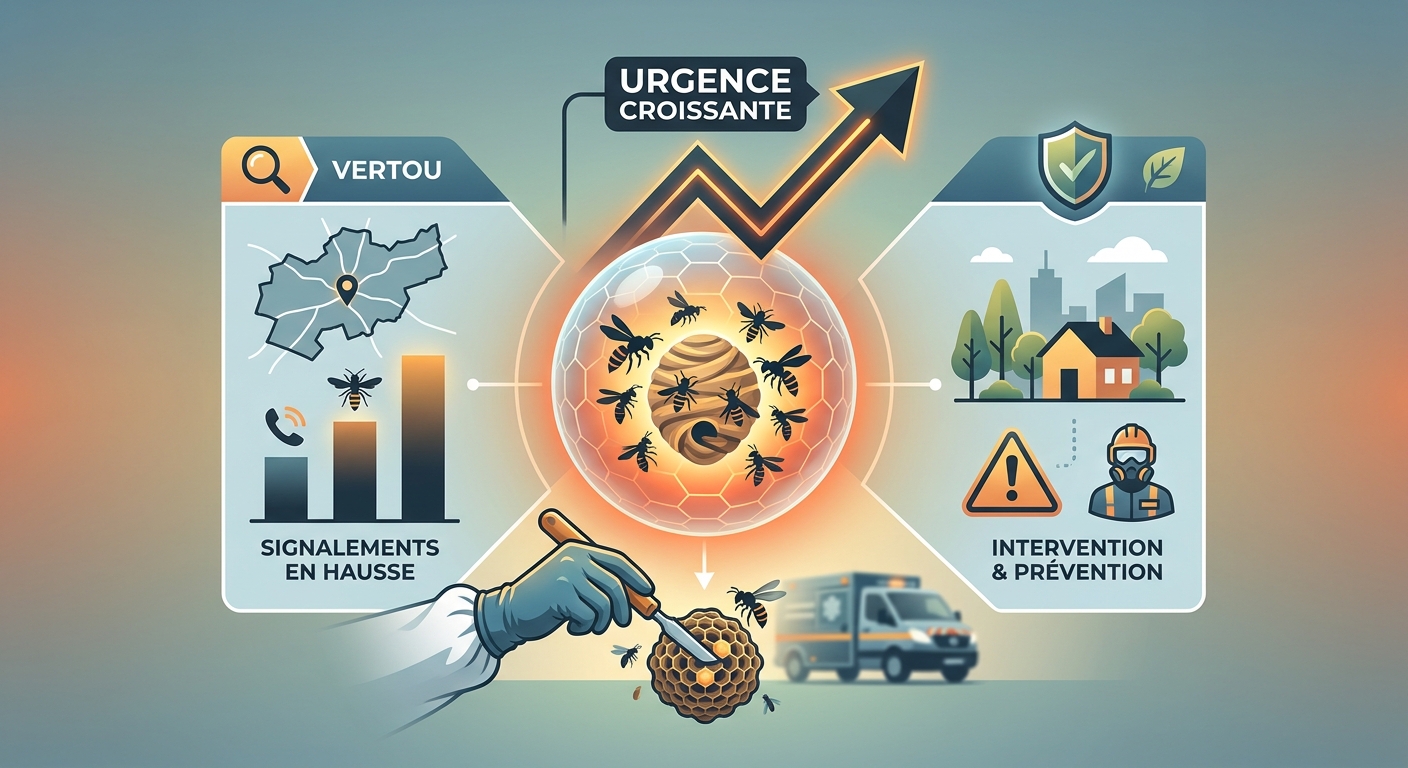 Vertou : Urgence Croissante pour la Destruction de Nids de Frelons